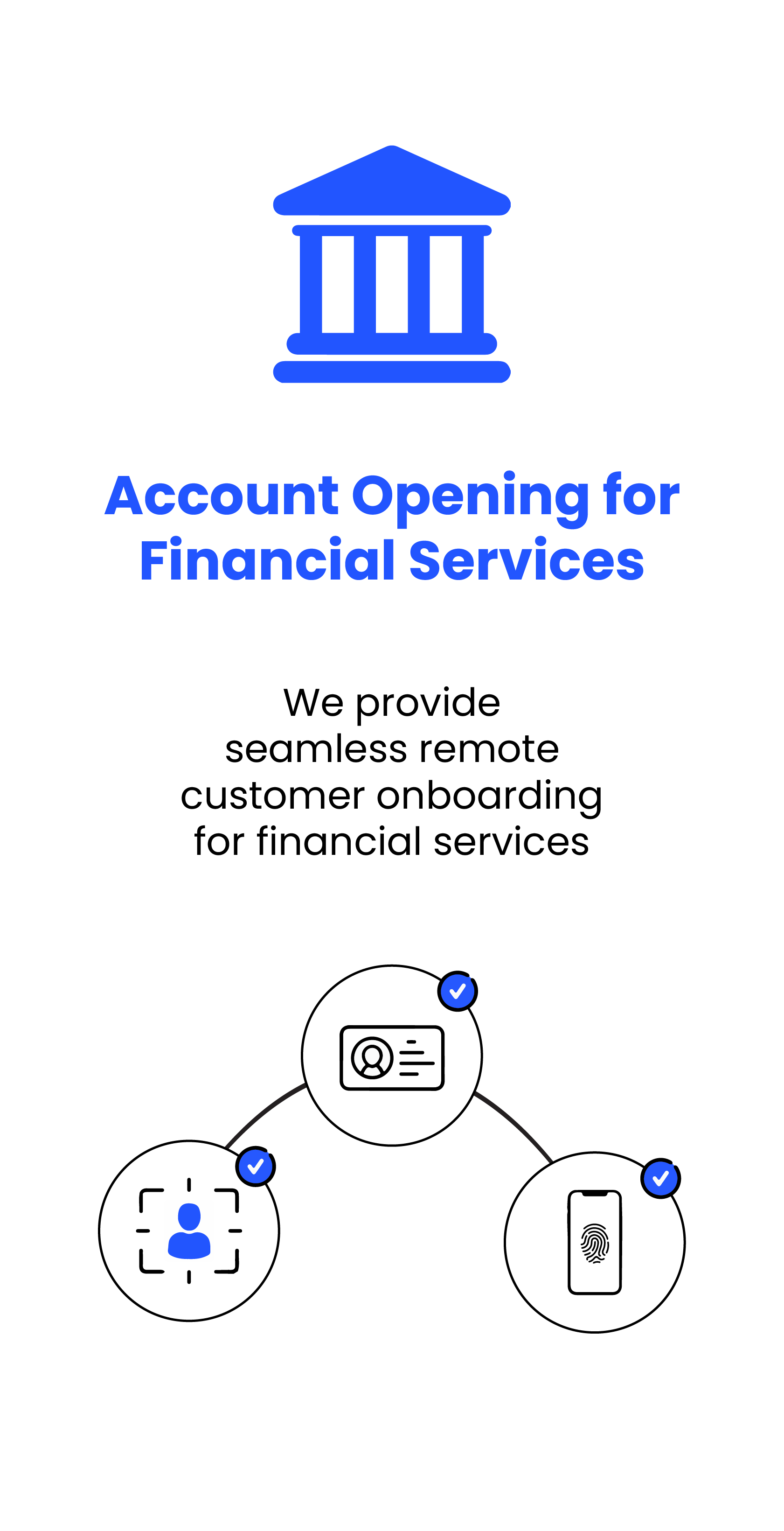 account opening for financial services